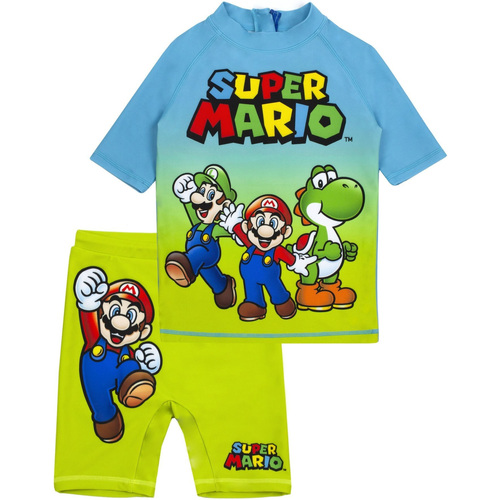 Abbigliamento Bambino Costume / Bermuda da spiaggia Super Mario NS6236 Verde