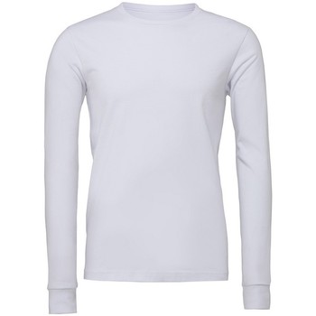 Abbigliamento T-shirts a maniche lunghe Bella + Canvas CV3501 Bianco