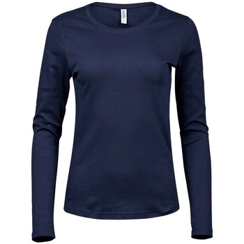 Abbigliamento Donna T-shirts a maniche lunghe Tee Jays T590 Blu