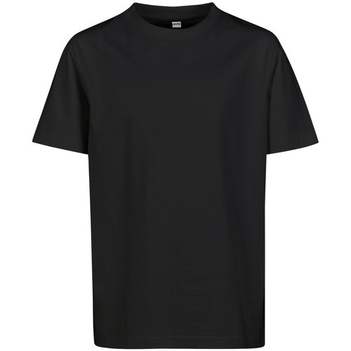 Abbigliamento Unisex bambino T-shirt & Polo Build Your Brand BY116 Nero