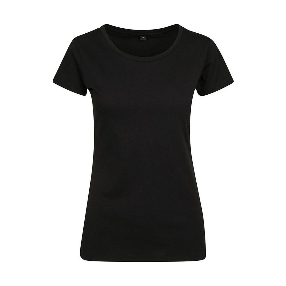 Abbigliamento Donna T-shirts a maniche lunghe Build Your Brand BY086 Nero