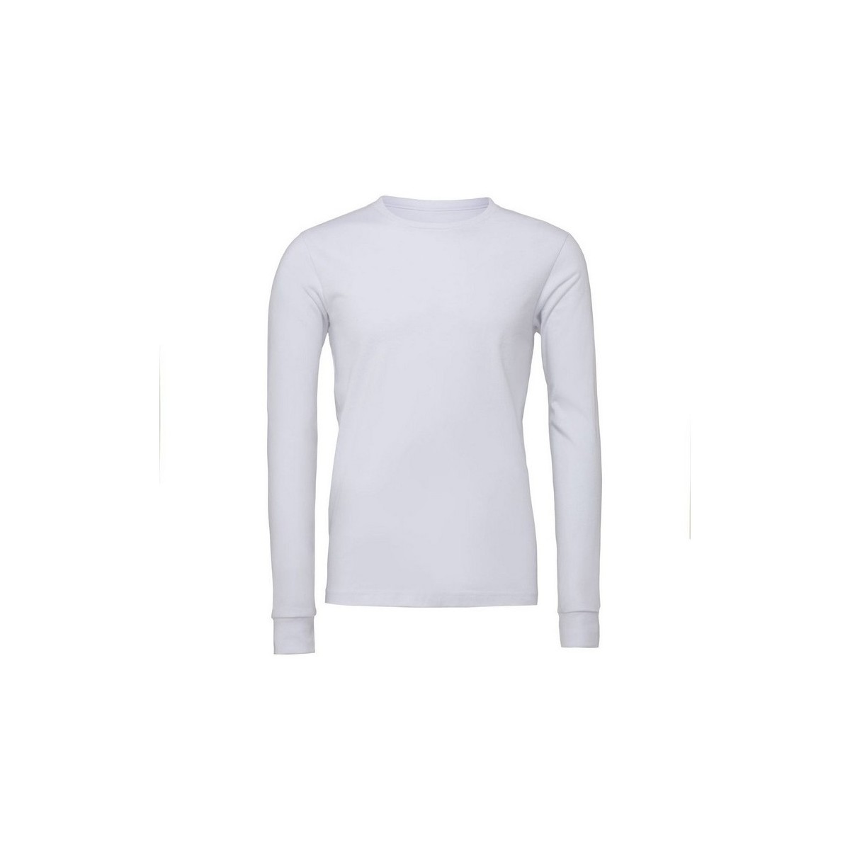 Abbigliamento T-shirts a maniche lunghe Bella + Canvas BE044 Bianco