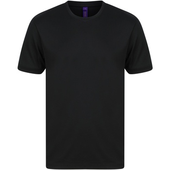 Abbigliamento Uomo T-shirts a maniche lunghe Henbury HB024 Nero