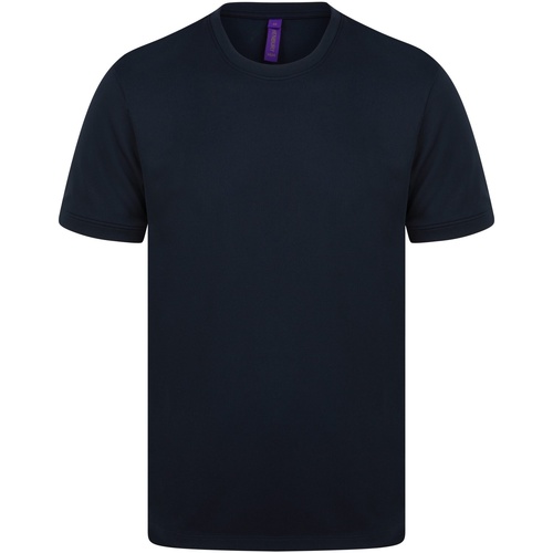 Abbigliamento Uomo T-shirts a maniche lunghe Henbury HiCool Performance Blu