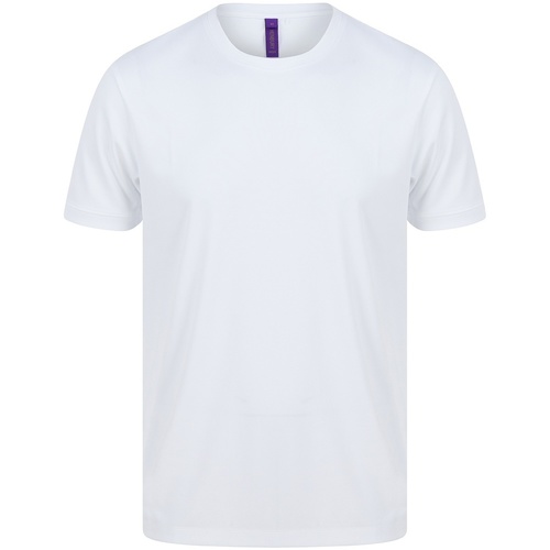 Abbigliamento Uomo T-shirts a maniche lunghe Henbury HiCool Performance Bianco