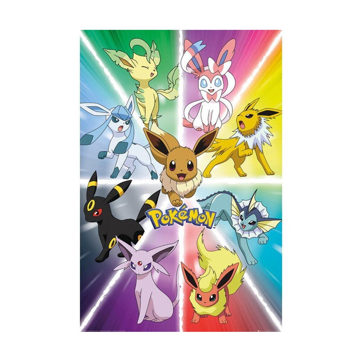 Casa Poster Pokemon TA150 Multicolore