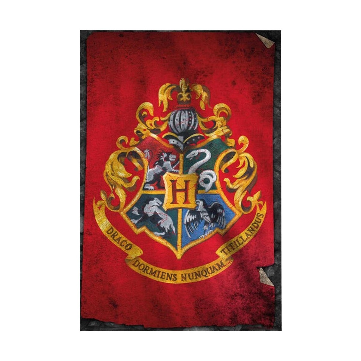 Casa Poster Harry Potter TA356 Rosso
