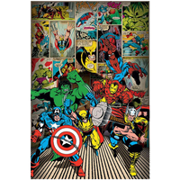 Casa Poster Marvel TA5590 Multicolore