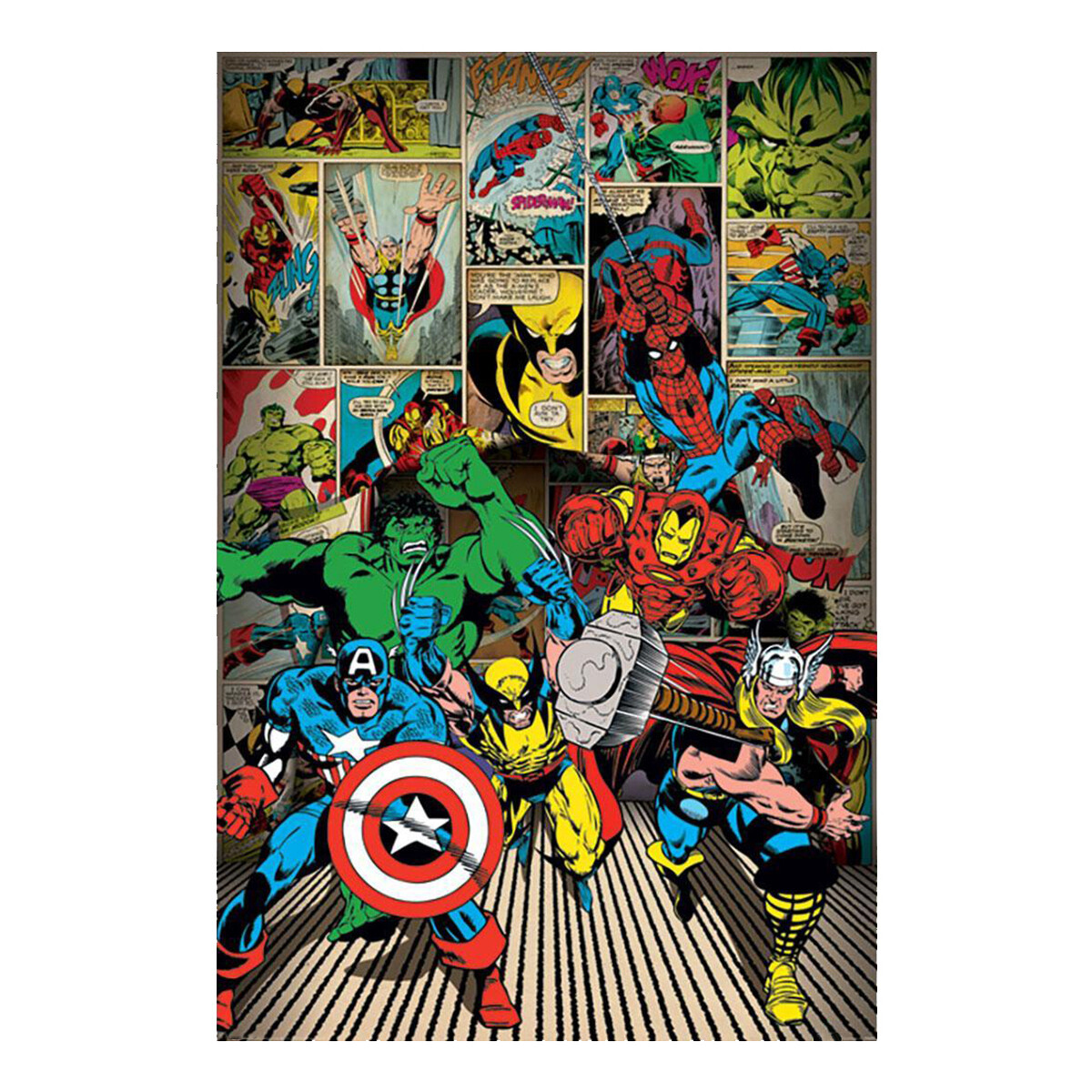 Casa Poster Marvel TA5590 Multicolore
