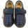 Scarpe Donna Ciabatte Michelle Pantofole Donna Invernali, Tessuto Elasticizzato-AGNESE73 Blu