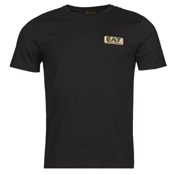 Abbigliamento Uomo T-shirt maniche corte Emporio Armani EA7 PERODI Nero / Oro