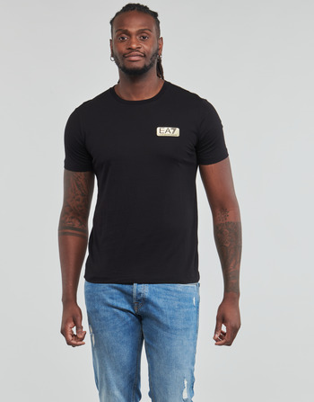 Abbigliamento Uomo T-shirt maniche corte Emporio Armani EA7 PERODI Nero / Oro