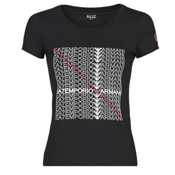 Abbigliamento Donna T-shirt maniche corte Emporio Armani EA7 XYLE Nero
