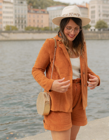 Abbigliamento Donna Giacche / Blazer Céleste SASSAFRAS Camel