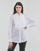 Abbigliamento Donna Camicie Karl Lagerfeld KL MONOGRAM LACE BIB SHIRT Bianco