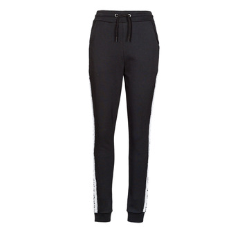 Abbigliamento Donna Pantaloni da tuta Karl Lagerfeld LOGO TAPE SWEAT PANTS Nero