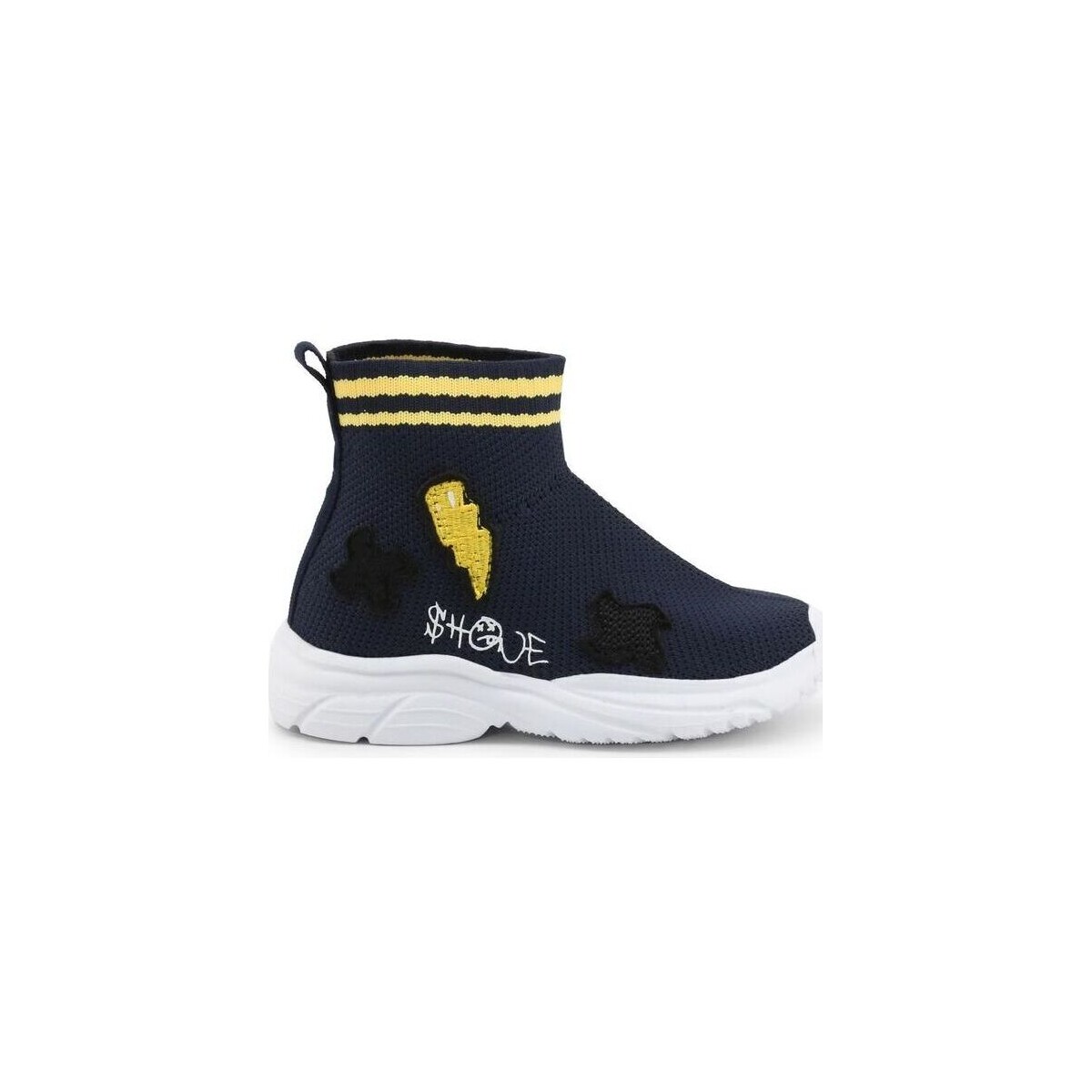 Scarpe Uomo Sneakers Shone 1601-005 Navy/Yellow Blu