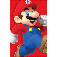 Casa Poster Super Mario TA430 Rosso