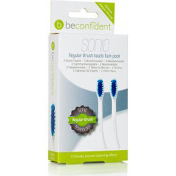 Bellezza Accessori per il corpo Beconfident Sonic Toothbrush Heads Regular White Cofanetto 