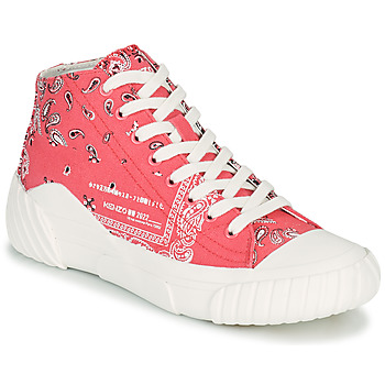 Scarpe Donna Sneakers alte Kenzo TIGER CREST HIGH TOP SNEAKERS Rosa