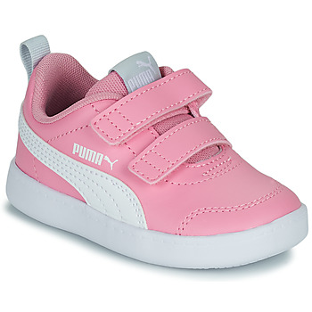 Scarpe Bambina Sneakers basse Puma Courtflex v2 V Inf Rosa / Bianco