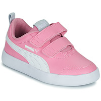 Scarpe Bambina Sneakers basse Puma Courtflex v2 V PS Rosa / Bianco
