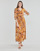 Abbigliamento Donna Abiti lunghi Naf Naf KSAHARA Giallo / Arancio