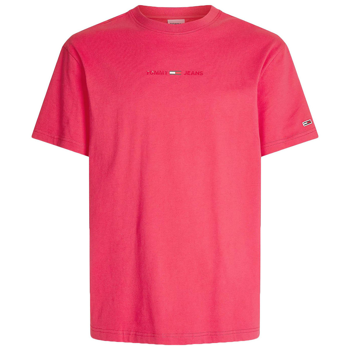 Abbigliamento Uomo T-shirt maniche corte Tommy Hilfiger Linear Logo Tee Rosa