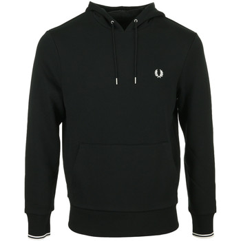 Fred Perry Tipped Hooded Sweatshirt Nero