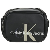 Borse Donna Tracolle Calvin Klein Jeans SCULPTED MONO CAMERA BAG Nero