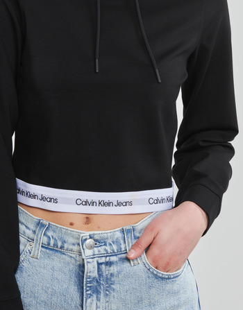 Calvin Klein Jeans CONTRAST TAPE MILANO HOODIE Nero