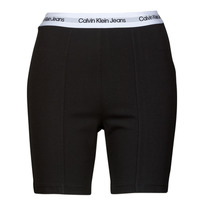 Abbigliamento Donna Shorts / Bermuda Calvin Klein Jeans REPEAT LOGO MILANO CYCLING SHORT Nero