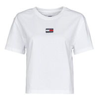 Abbigliamento Donna T-shirt maniche corte Tommy Jeans TJW TOMMY CENTER BADGE TEE Bianco