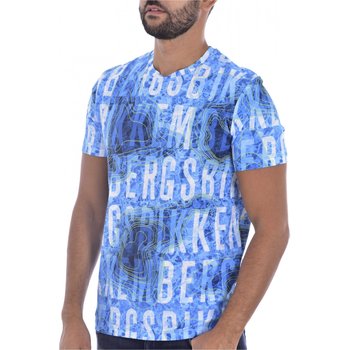 Abbigliamento Uomo T-shirt maniche corte Bikkembergs maniche corte C 4 101 00 E 2250 - Uomo Blu
