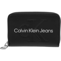 Borse Donna Portafogli Calvin Klein Jeans Accordion Zip Around Nero