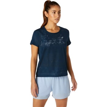 Abbigliamento Donna T-shirt maniche corte Asics Ventilate SS Top Blu