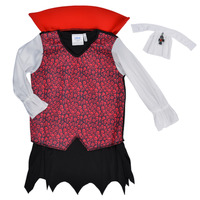 Abbigliamento Bambino Travestimento Fun Costumes COSTUME ENFANT VAMPIRE SCAMP Multicolore