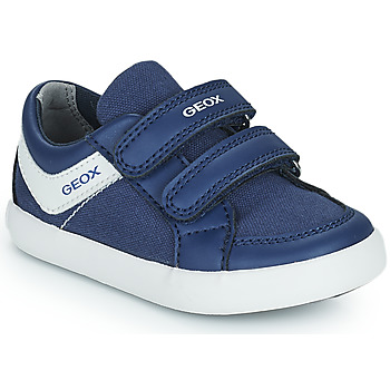 Scarpe Bambino Sneakers basse Geox B GISLI BOY B Blu / Bianco