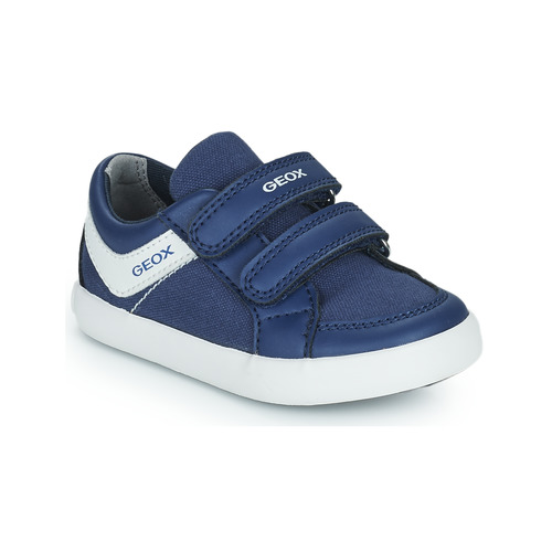Scarpe Bambino Sneakers basse Geox B GISLI BOY B Blu / Bianco