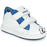 Scarpe Unisex bambino Sneakers basse Geox B BIGLIA BOY Bianco / Blu