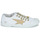 Scarpe Donna Sneakers basse Le Temps des Cerises BASIC 02 Bianco / Oro
