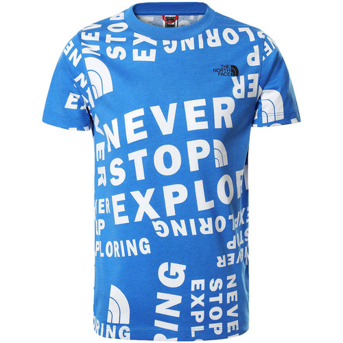 Abbigliamento Bambino T-shirt maniche corte The North Face Simple Dome Tee Kids Blu