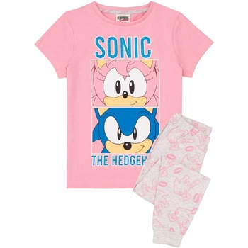 Abbigliamento Bambina Pigiami / camicie da notte Sonic The Hedgehog  Rosso