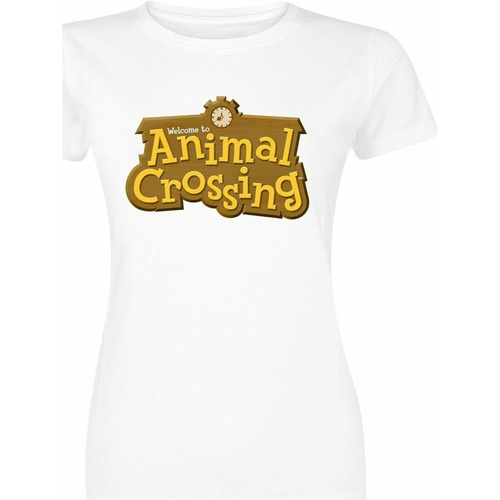Abbigliamento Donna T-shirt & Polo Animal Crossing HE112 Bianco