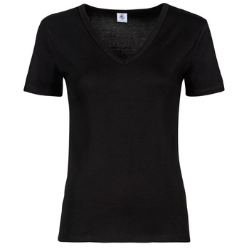 Abbigliamento Donna T-shirt maniche corte Petit Bateau BIBIHINE Nero