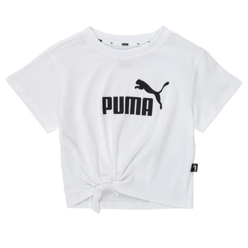 Abbigliamento Bambina T-shirt maniche corte Puma ESS LOGO KNOTTED TEE Rosa