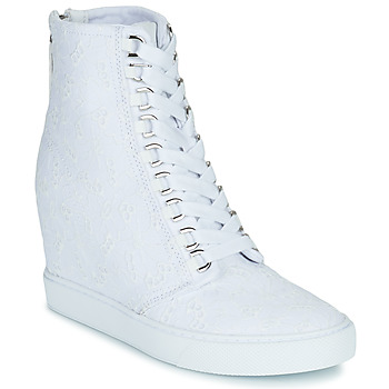 Scarpe Donna Sneakers alte Guess ALTAH Bianco