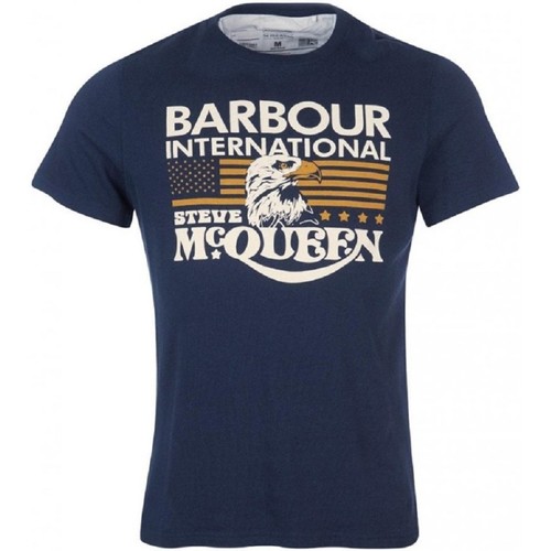 Abbigliamento Uomo T-shirt maniche corte Barbour MTS0877 NY91 Blu