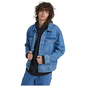 Abbigliamento Uomo Giacche Kickers Denim Jacket Blu