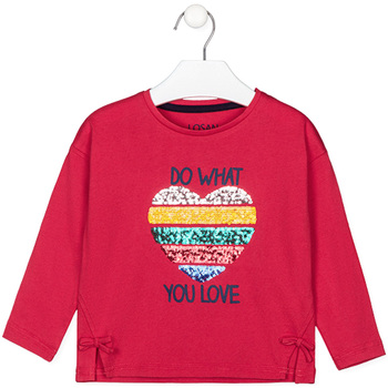 Abbigliamento Bambina T-shirts a maniche lunghe Losan 126-1001AL Rosso